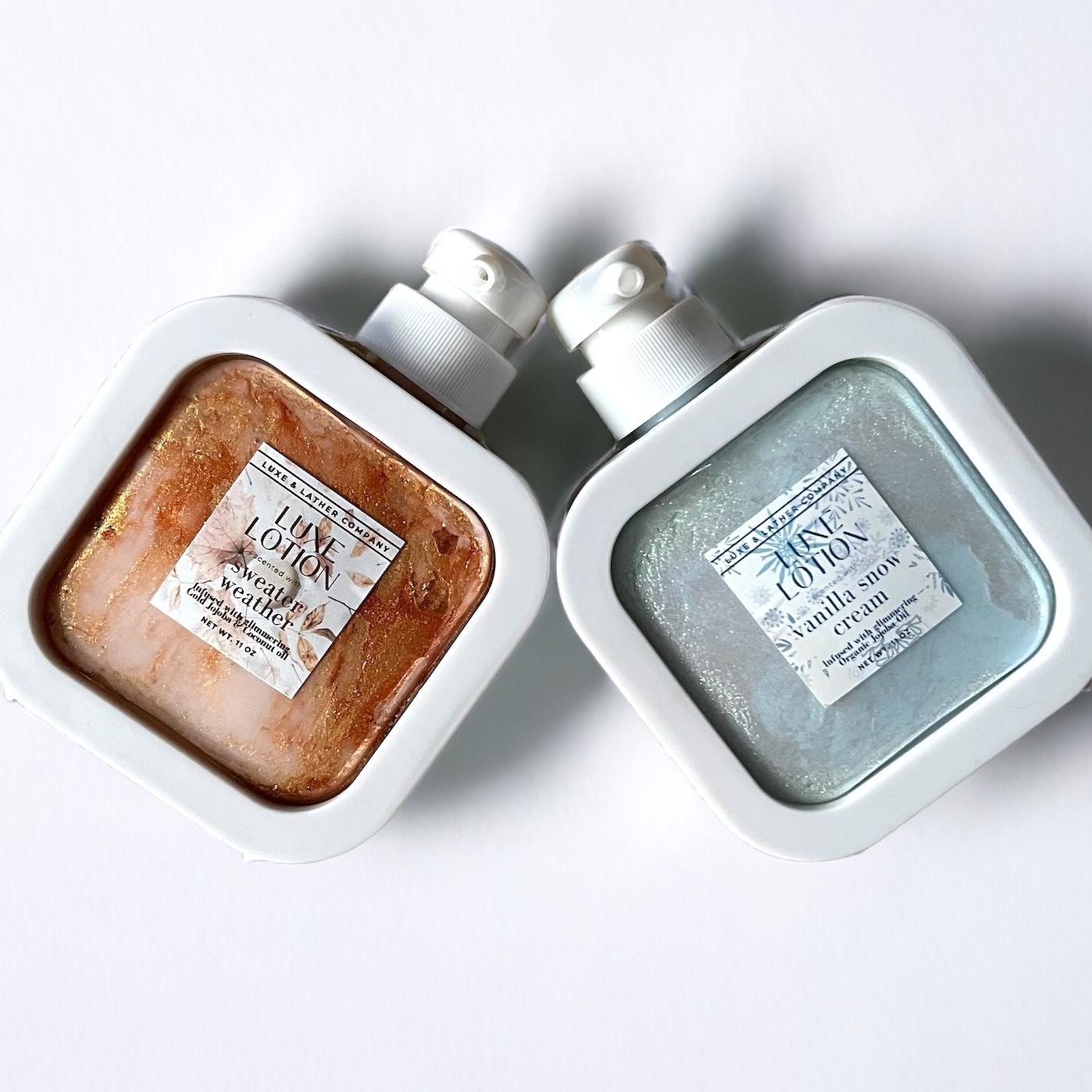 Luxe Lotion, Shimmer Lotion, Traditional Lotion, Aloe Vera, Shea Butter, Cocoa Butter Lotion