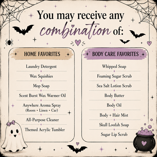 BOO BOX, Themed Goodies Box, 5 Full Sized Themed Goodies