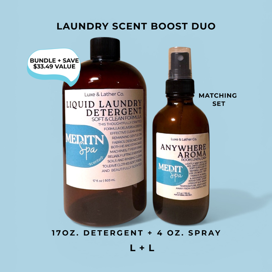 Laundry Scent Boost Duo, Luxe Laundry Detergent, 17oz. & Anywhere Aroma Linen Spray 4 oz. ($33.49 value)
