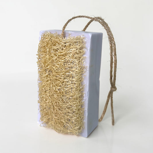 Natural Loofah Soap, Handmade Exfoliating Cleanse Bar