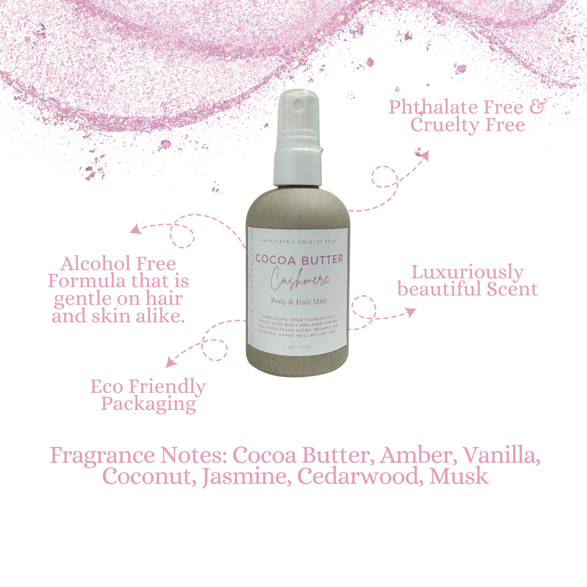 V- Day Moisturizing Body & Hair Mist, 4 oz.