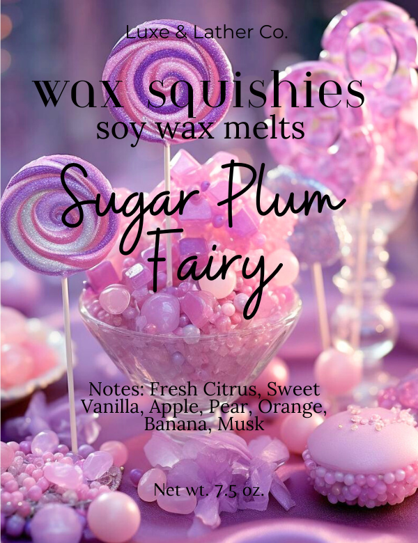 Winter Wax Squishies, SAMPLER BOXES Squeeze Wax, Highly Fragrant Soy Wax Melts