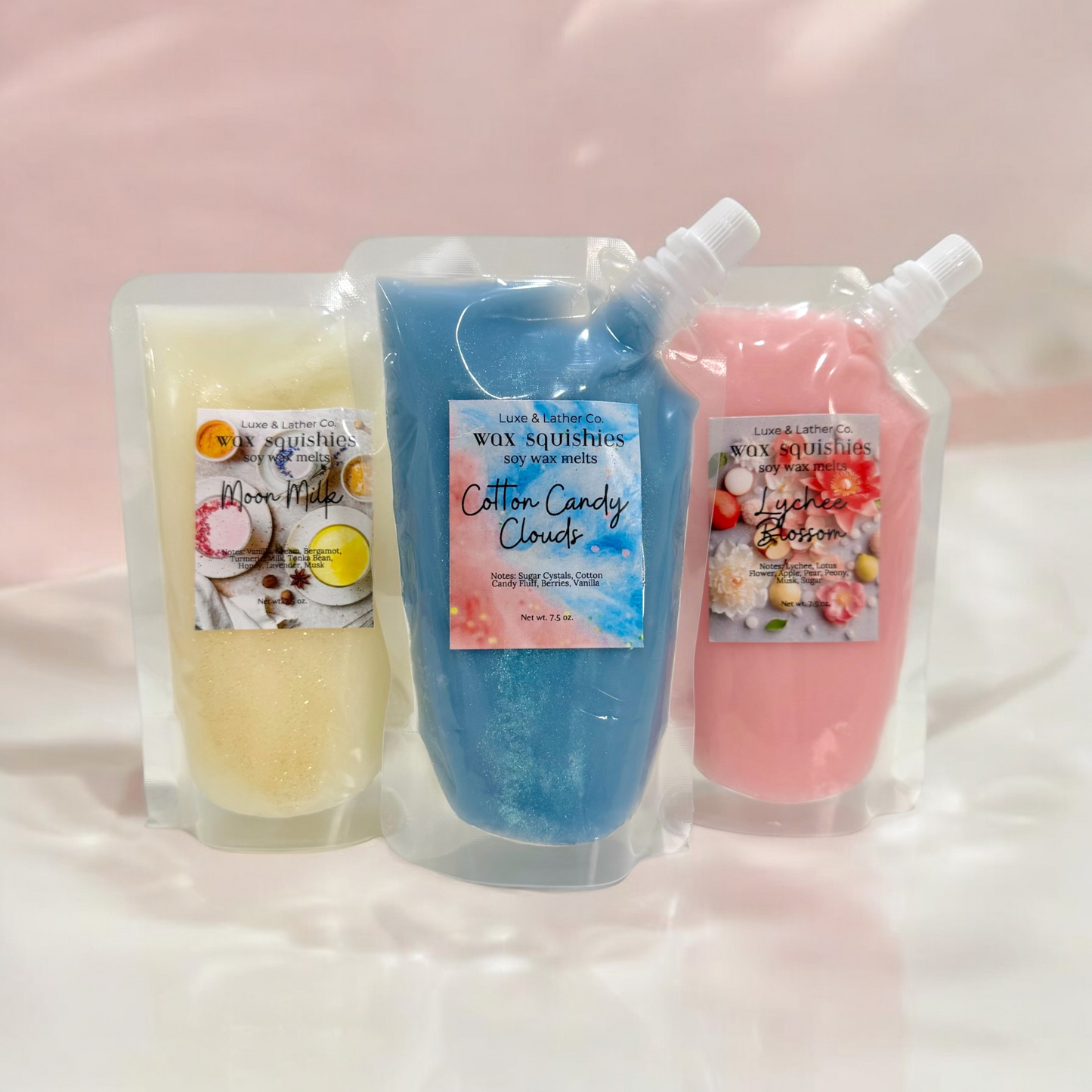 NEW! Wax Squishies dropped 2.1.21 & 1.12.25- 7.5 oz Variety of Scents! Squeezable Wax Melts