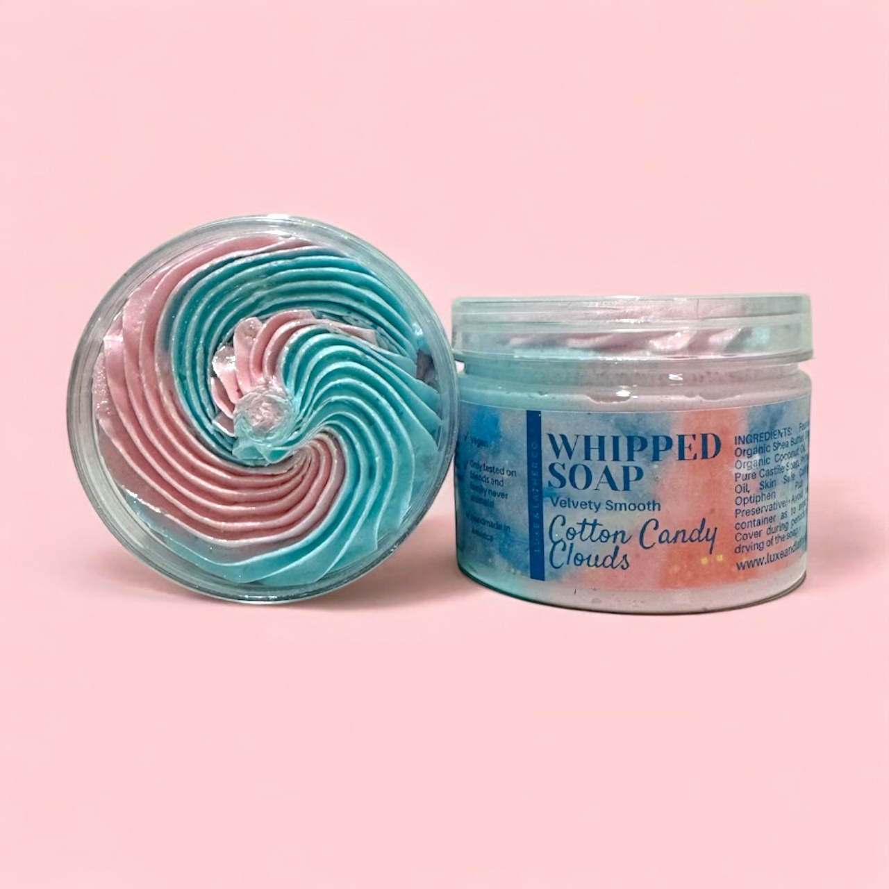 Whipped Soap, LARGE Jar, Velvety Creamy Soap & Shave Scent Variety