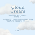 Cloud Candle – Long-Lasting Wickless Wax Warmer Candle, XL 12 oz jar