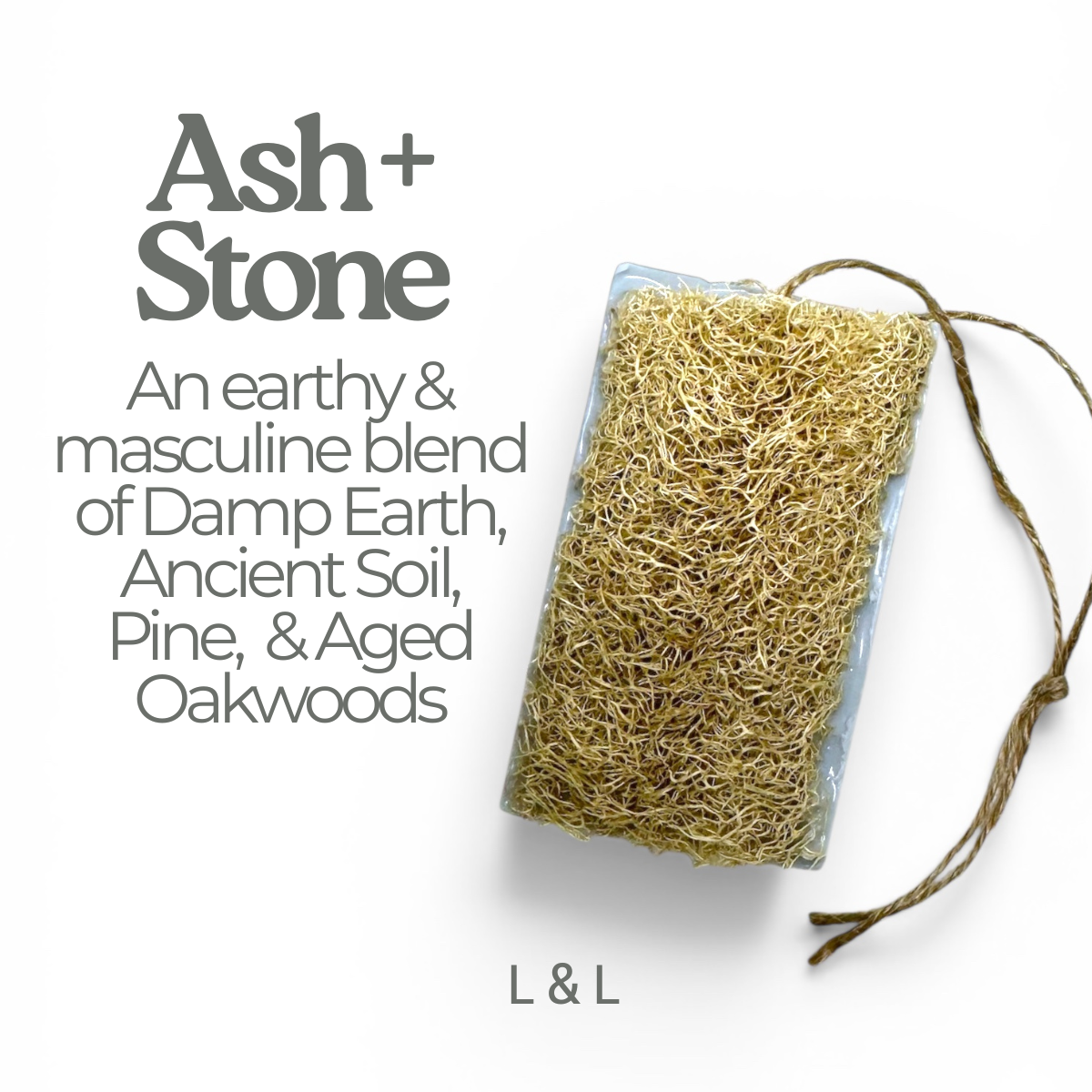 Natural Loofah Soap, Handmade Exfoliating Cleanse Bar