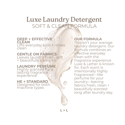 Luxe Laundry Detergent, Highly Fragrant Laundry Wash 17 oz.
