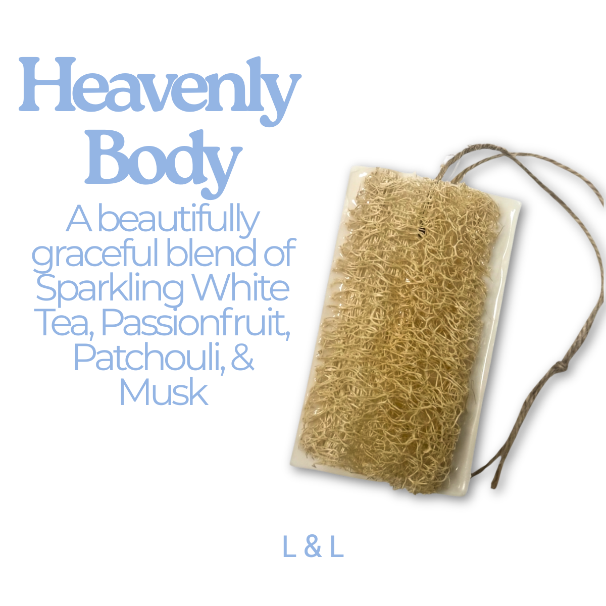 Natural Loofah Soap, Handmade Exfoliating Cleanse Bar