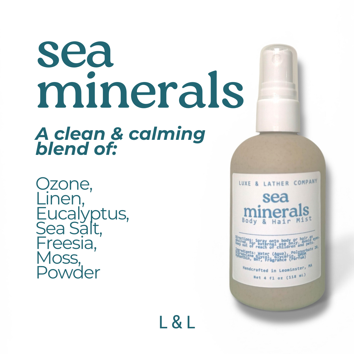 Luxe Body & Hair Mist, Moisturizing, Scent Variety