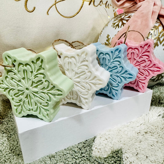 Snowflake Soap, Scent Variety, With or Without Loofah