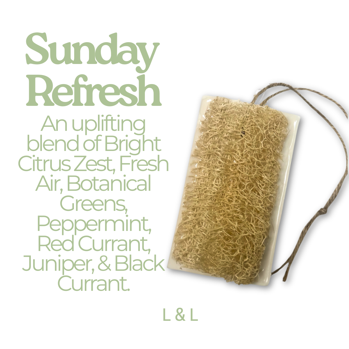 Natural Loofah Soap, Handmade Exfoliating Cleanse Bar