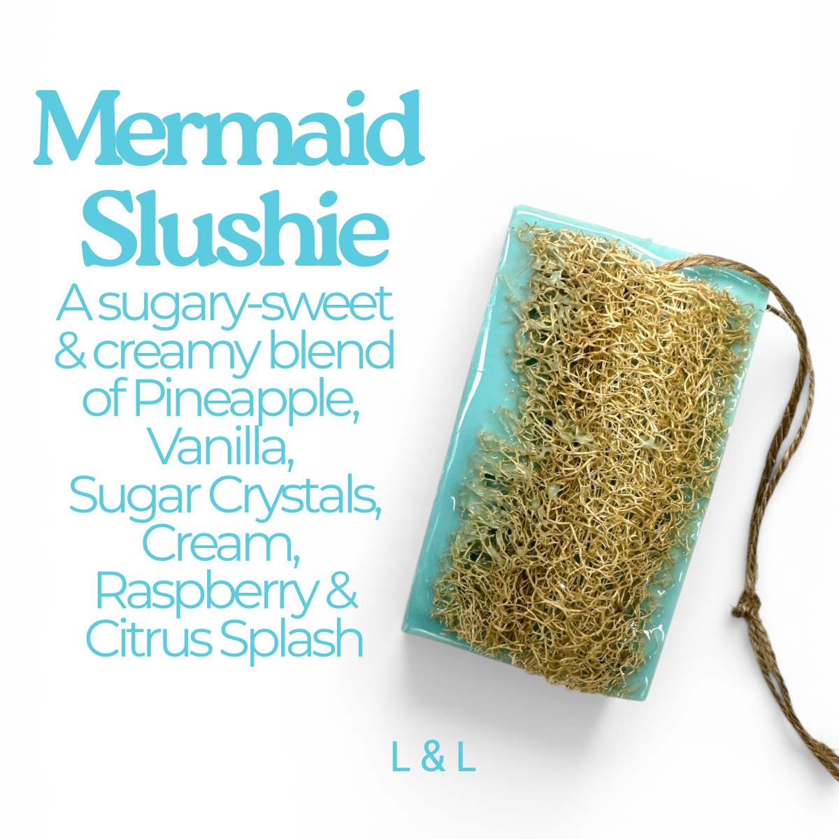 Natural Loofah Soap, Handmade Exfoliating Cleanse Bar