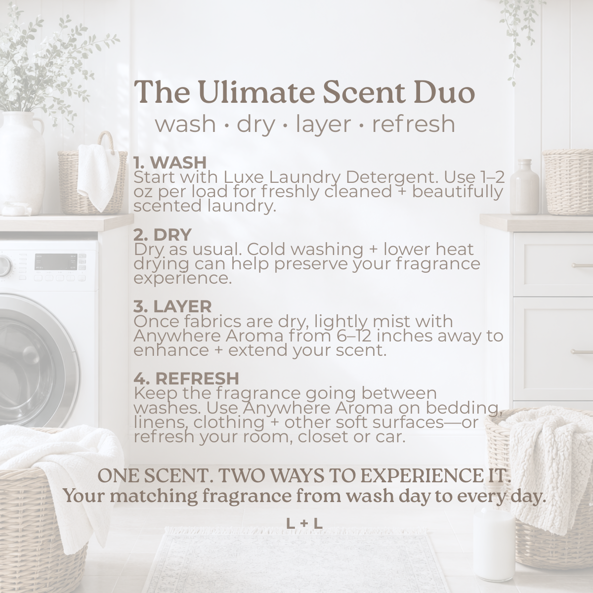Luxe Laundry Detergent, Highly Fragrant Laundry Wash 17 oz.