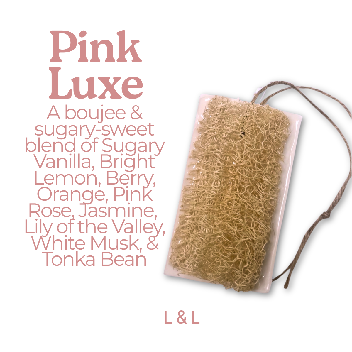 Natural Loofah Soap, Handmade Exfoliating Cleanse Bar