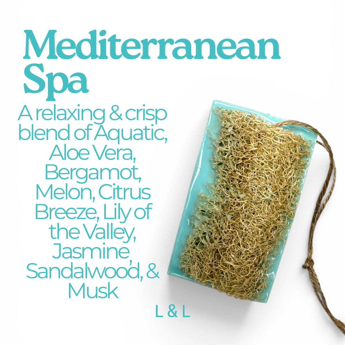 Natural Loofah Soap, Handmade Exfoliating Cleanse Bar