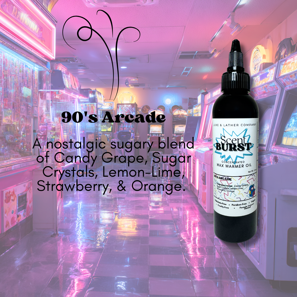 Scent Burst Wax Warmer Oils 4 oz Concentrated Formula