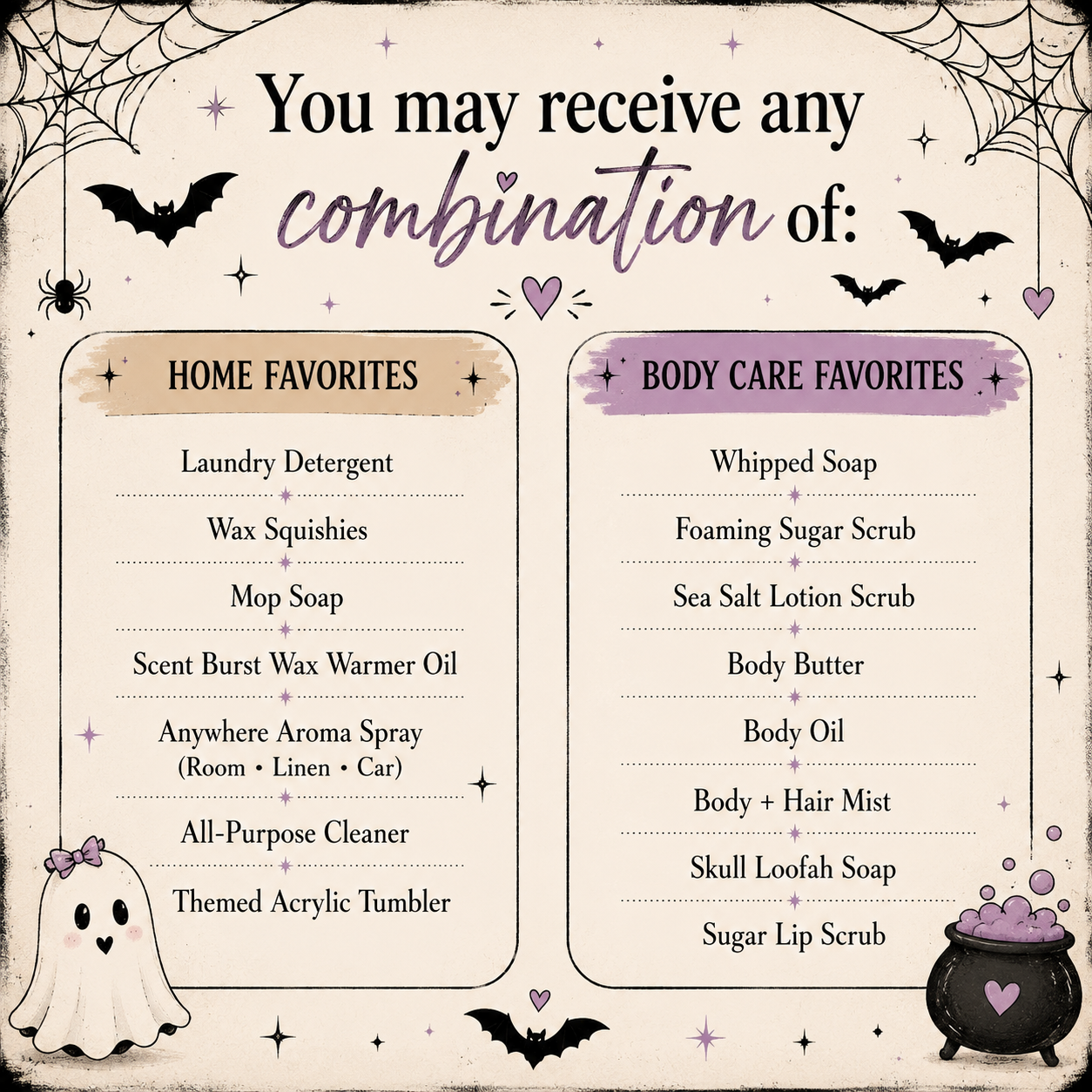 PRE-ORDER EXCLUSIVE Boo Box, Themed Goodies Box, 5 Full Sized Themed Goodies