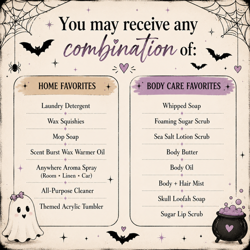 BOO BOX, Themed Goodies Box, 5 Full Sized Themed Goodies