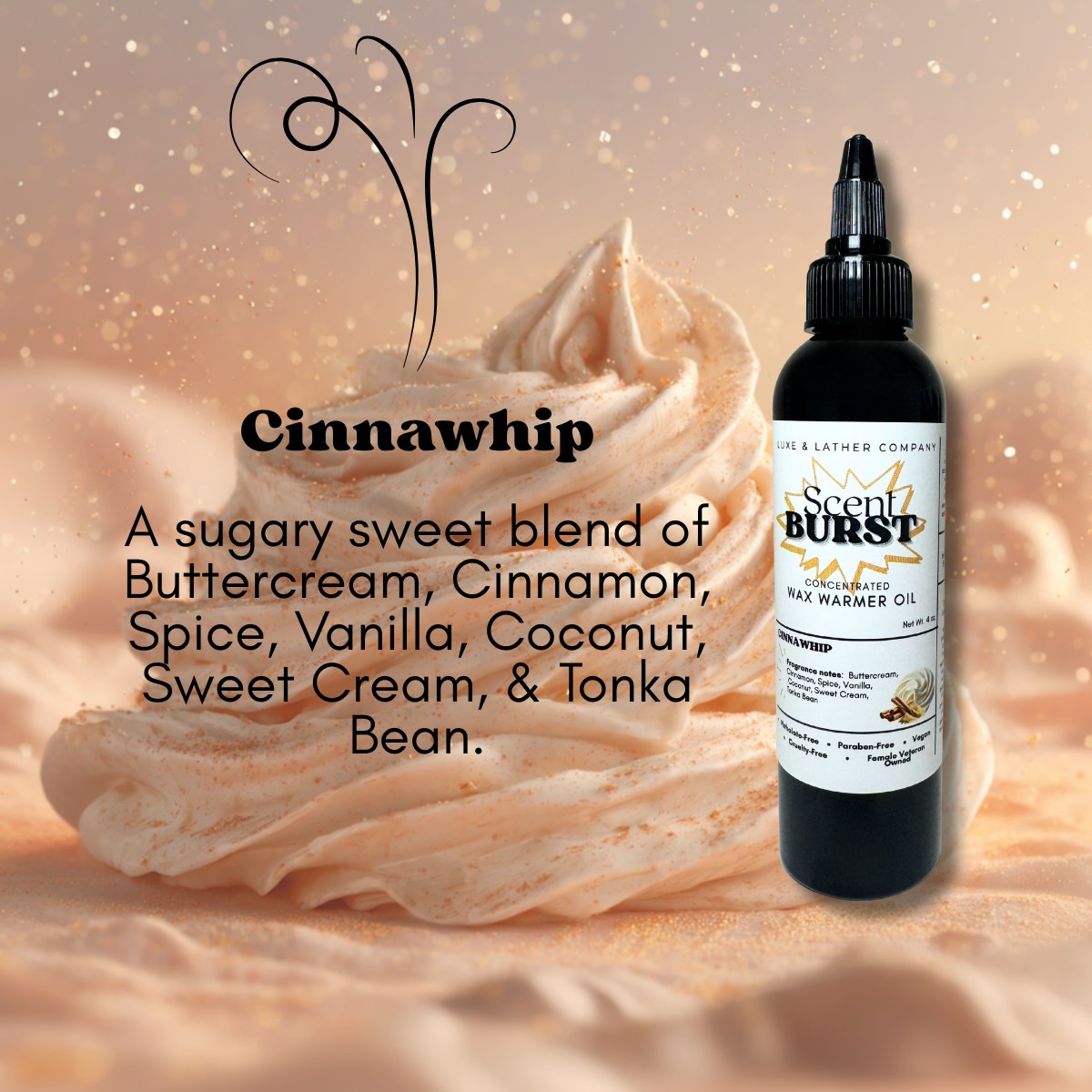 Scent Burst Wax Warmer Oils 4 oz Concentrated Formula