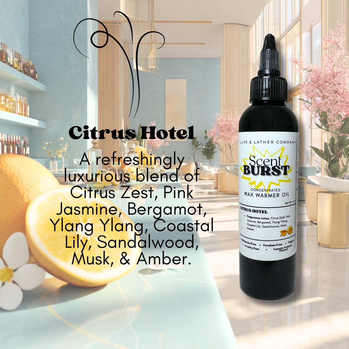 Scent Burst Wax Warmer Oils 4 oz Concentrated Formula