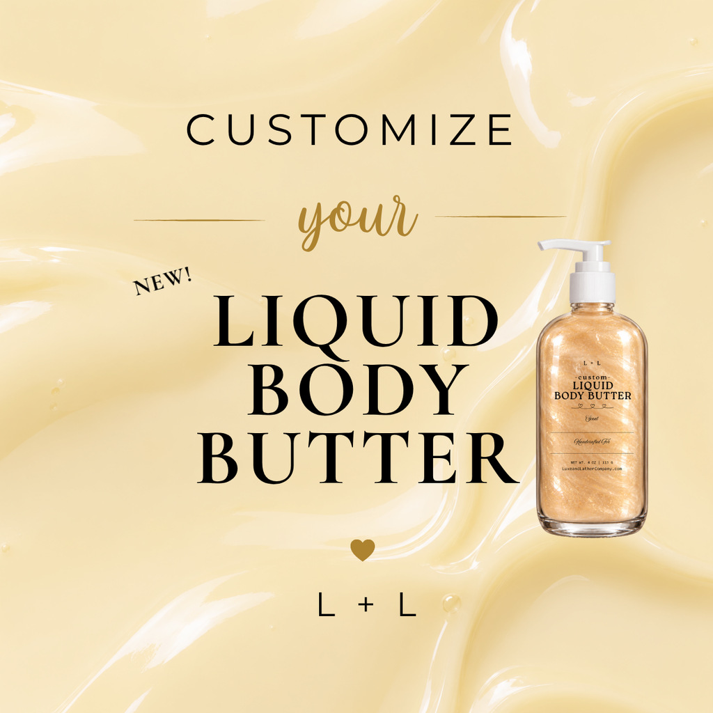 Liquid Body Butter, Customized Skincare 4 oz