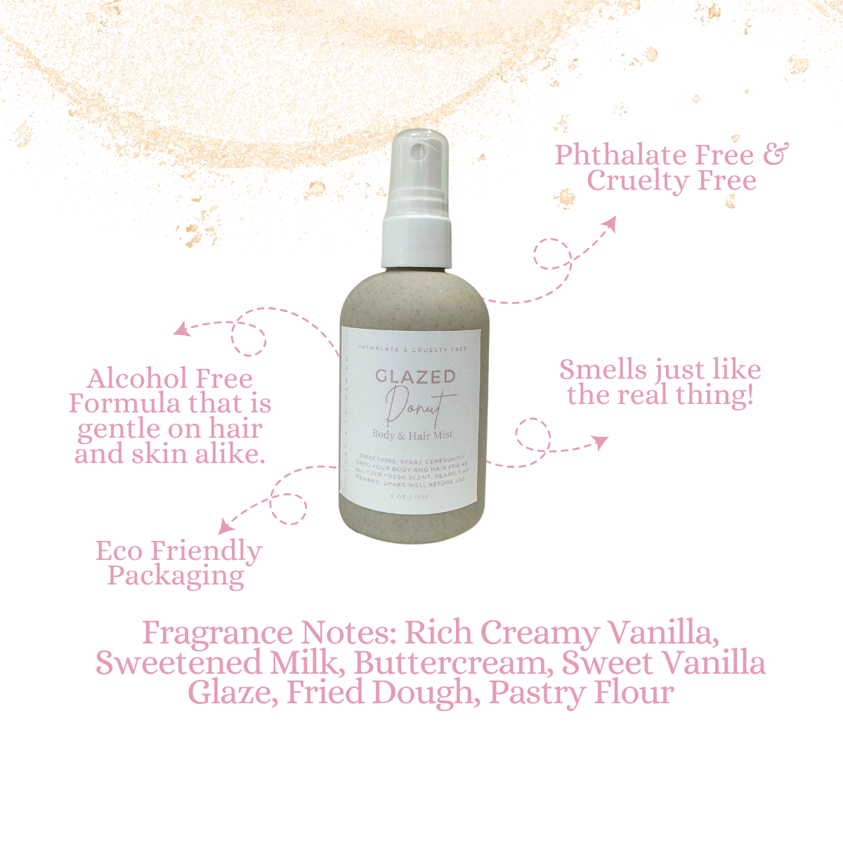 V- Day Moisturizing Body & Hair Mist, 4 oz.