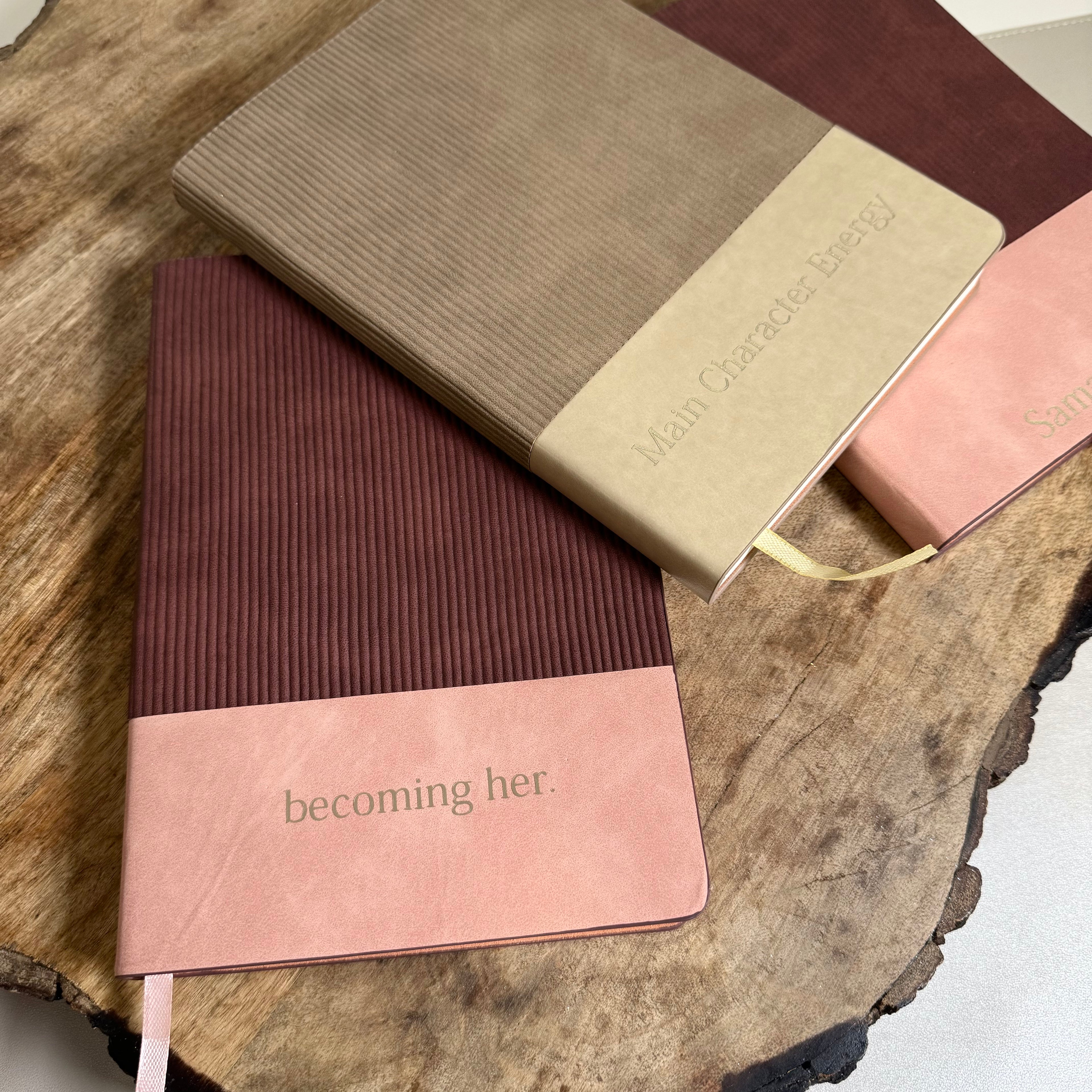 Personalized Journal | Custom Name & Wording Notebook | L+L