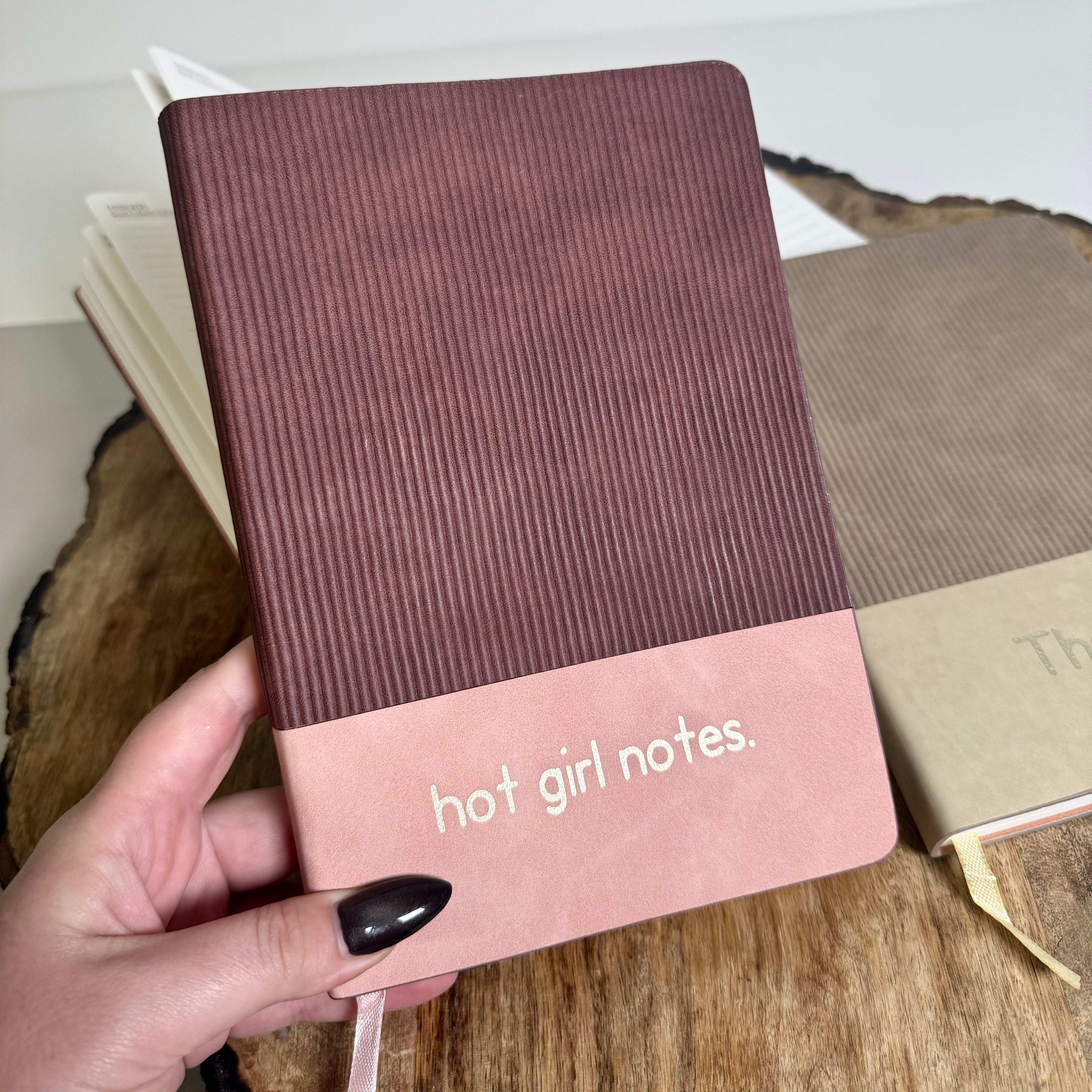 Personalized Journal | Custom Name & Wording Notebook | L+L