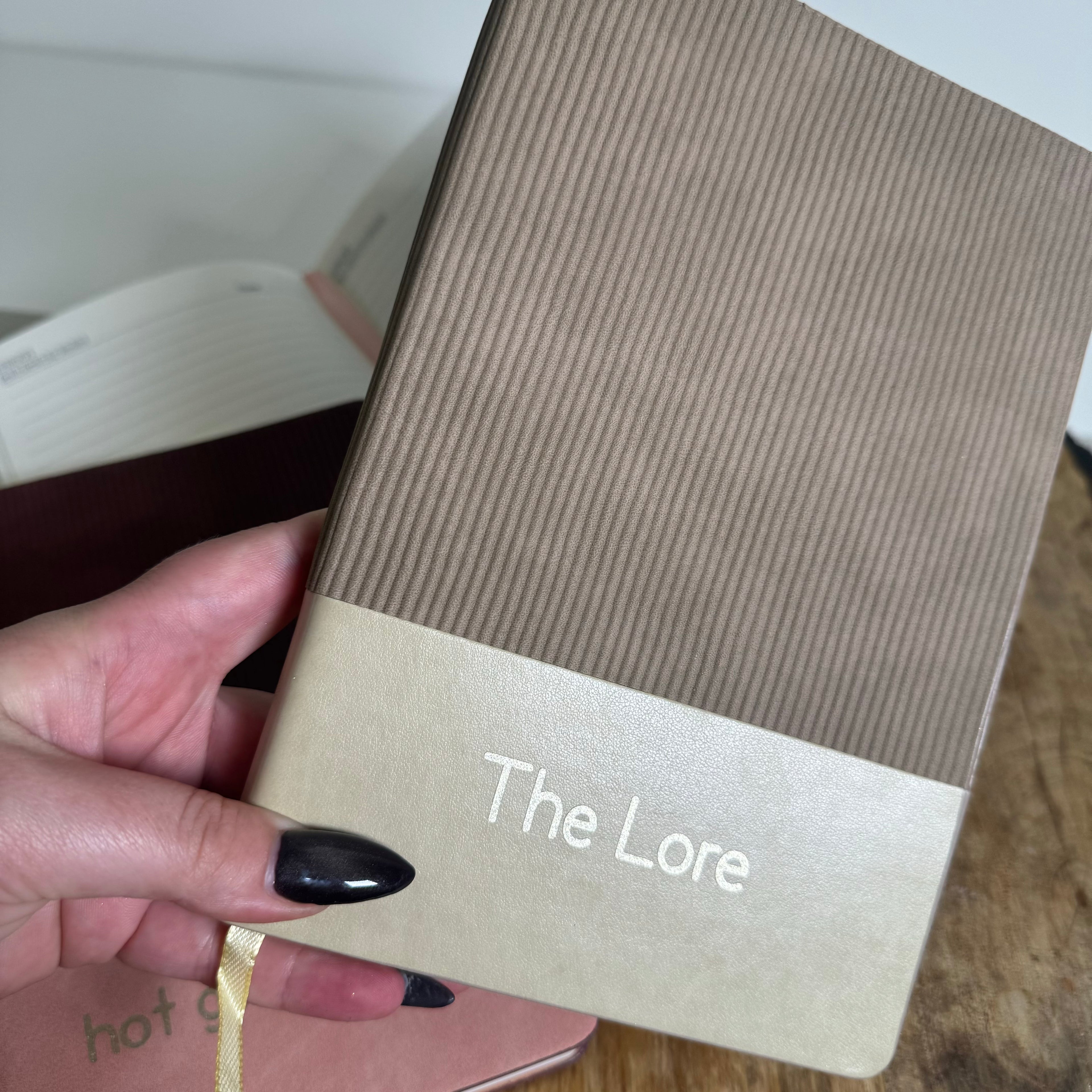 Personalized Journal | Custom Name & Wording Notebook | L+L