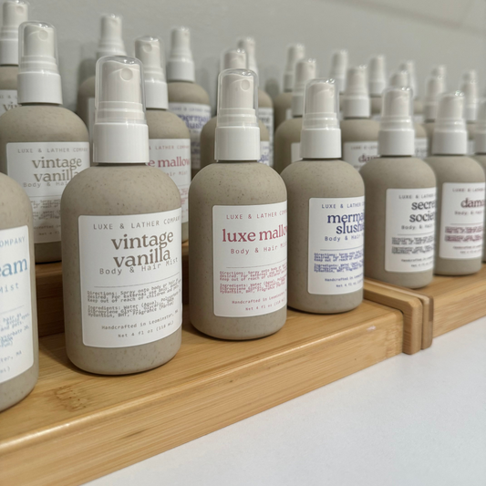 Luxe Body & Hair Mist, Moisturizing, Scent Variety