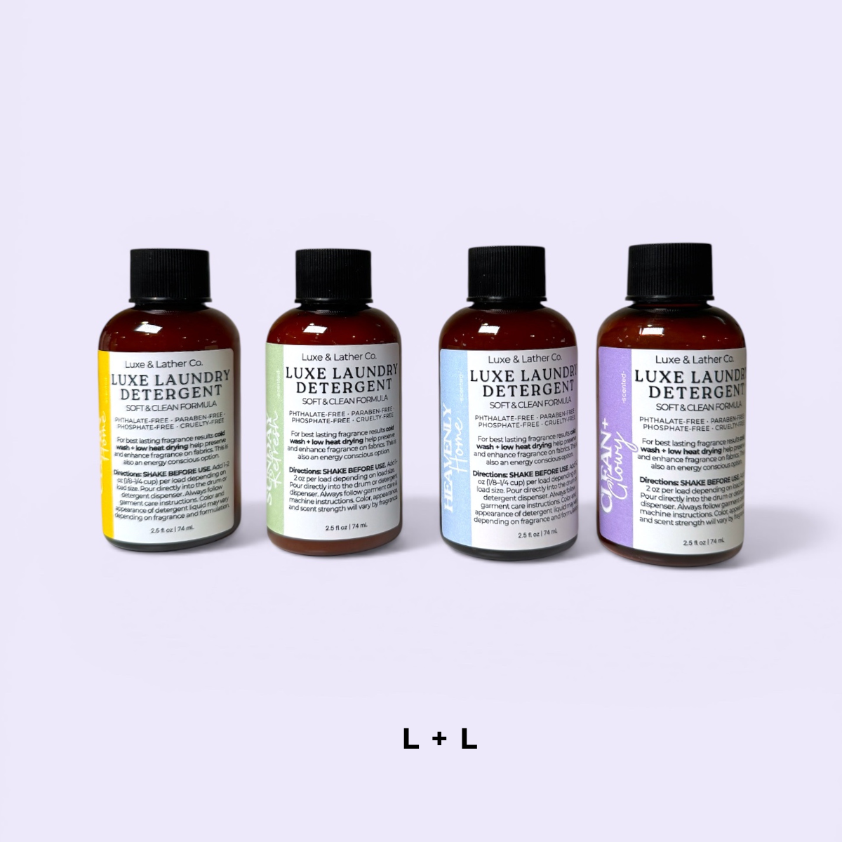 Luxe Laundry Detergent, SAMPLE SIZE 2.5 oz, Highly Fragrant Laundry Wash