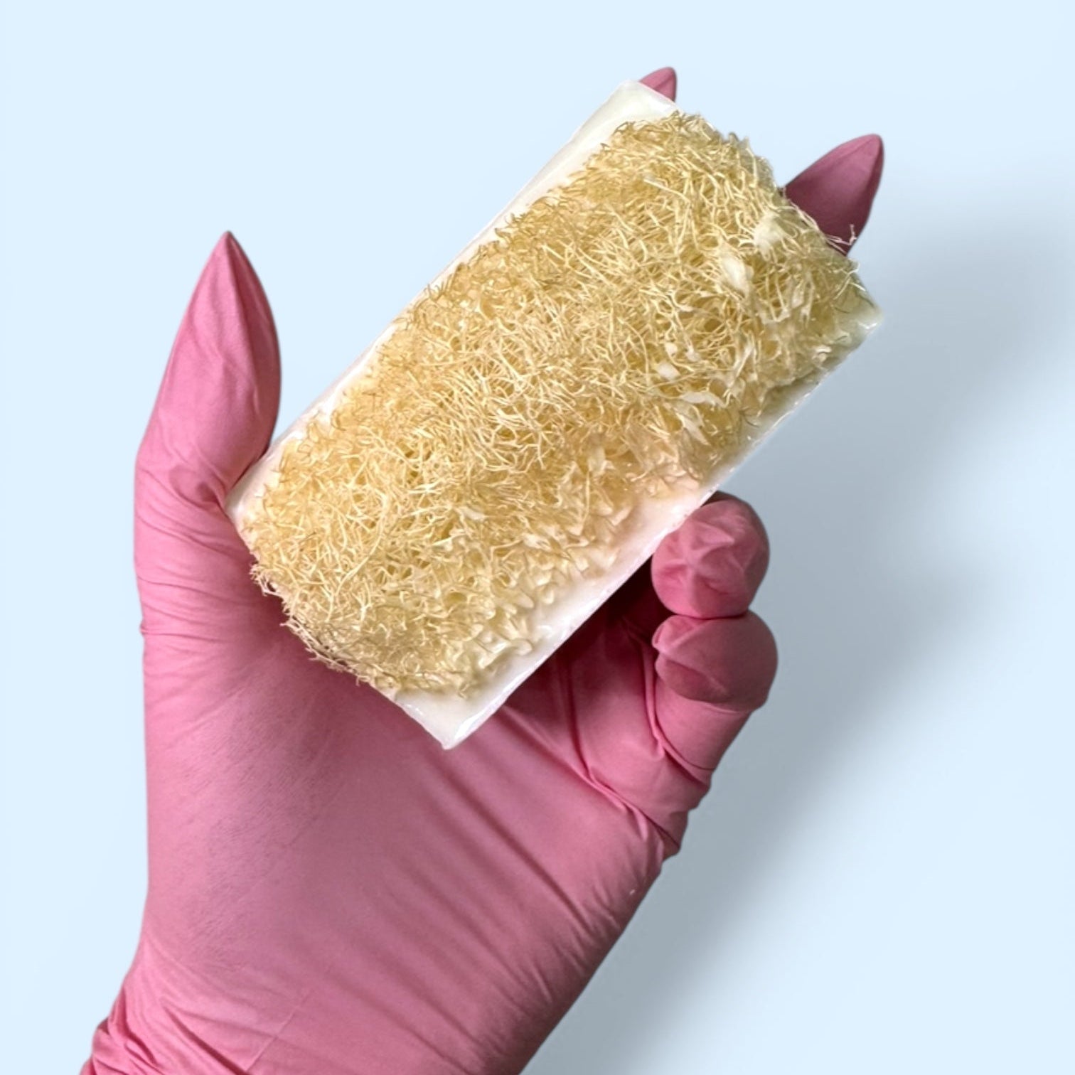 Natural Loofah Soap, Handmade Exfoliating Cleanse Bar