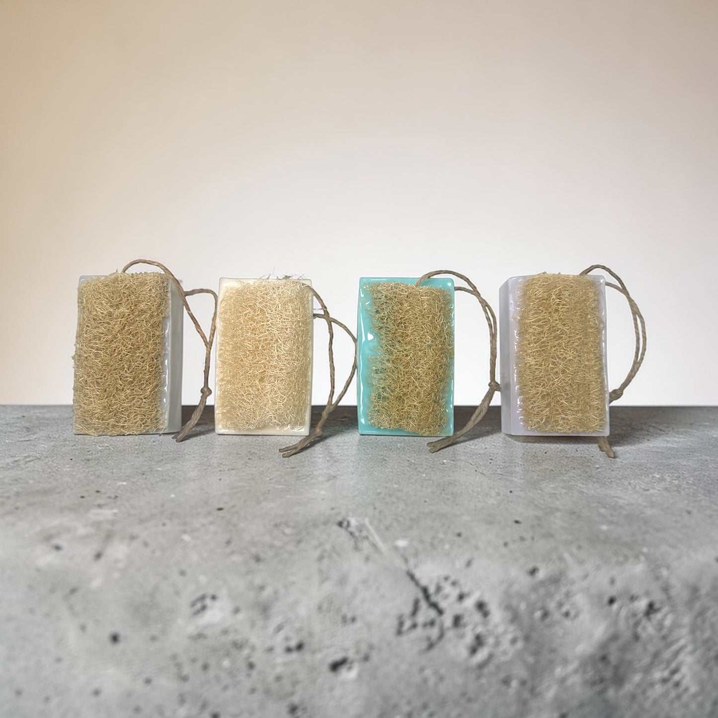 Natural Loofah Soap, Handmade Exfoliating Cleanse Bar