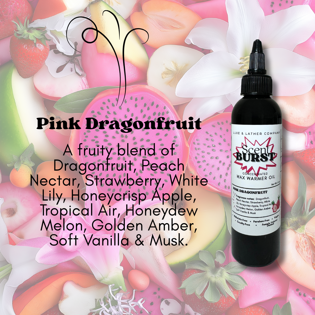 Scent Burst Wax Warmer Oils 4 oz Concentrated Formula