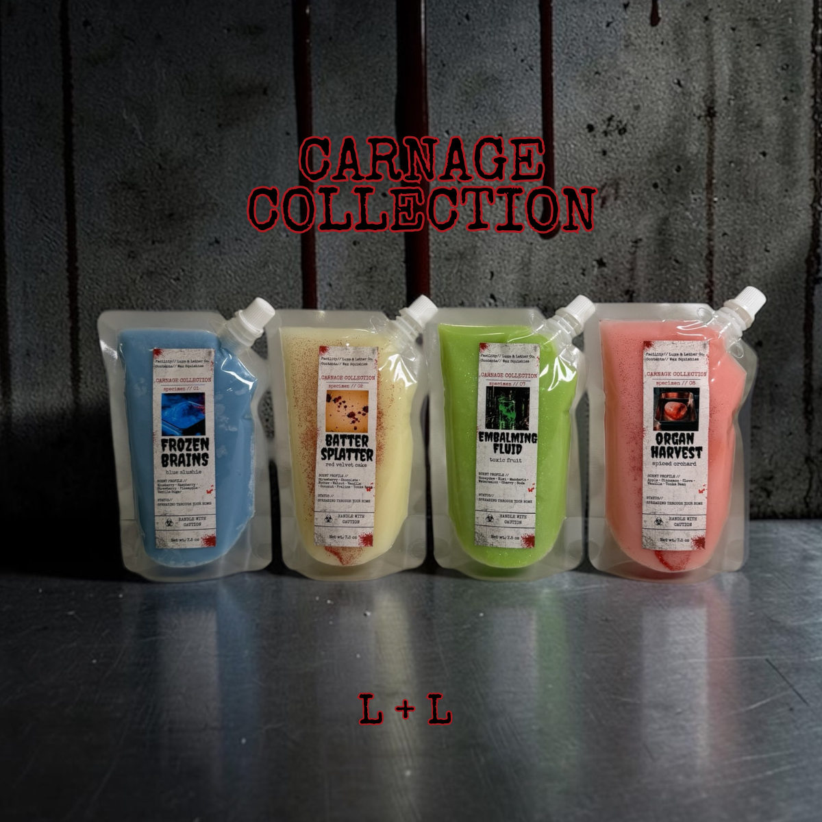 Carnage Collection, Wax Squishies 7.5 oz