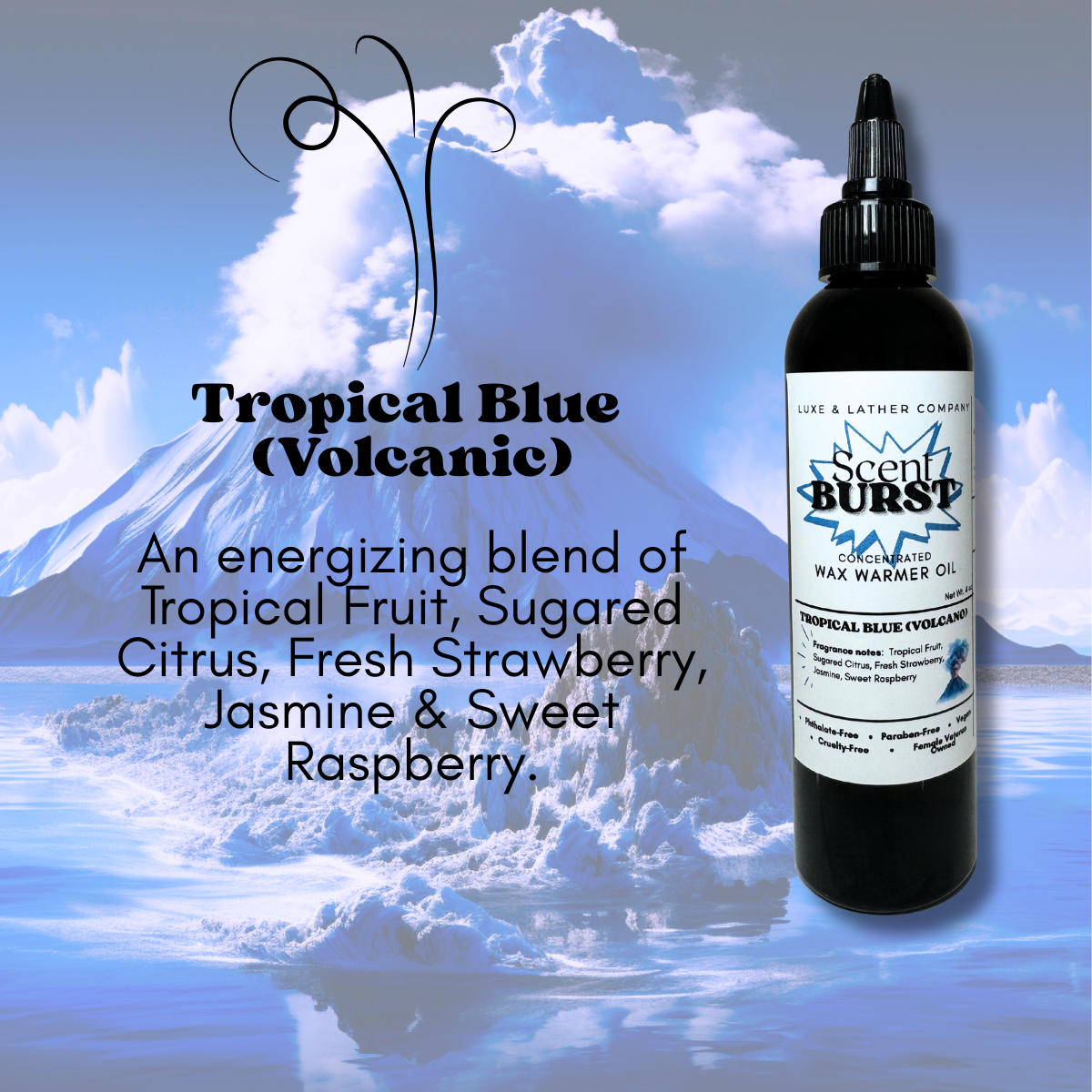 Scent Burst Wax Warmer Oils 4 oz Concentrated Formula