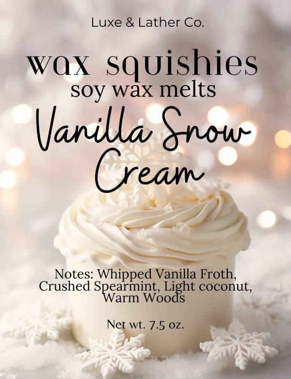 Holiday Wax Squishies, Squeeze Wax, Highly Fragrant Soy Wax Melts