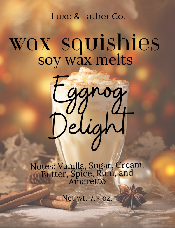 Holiday Wax Squishies, Squeeze Wax, Highly Fragrant Soy Wax Melts