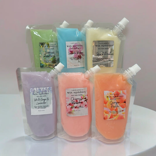 Wax Squishies - 7.5 oz Variety of Scents! Squeezable Wax Melts