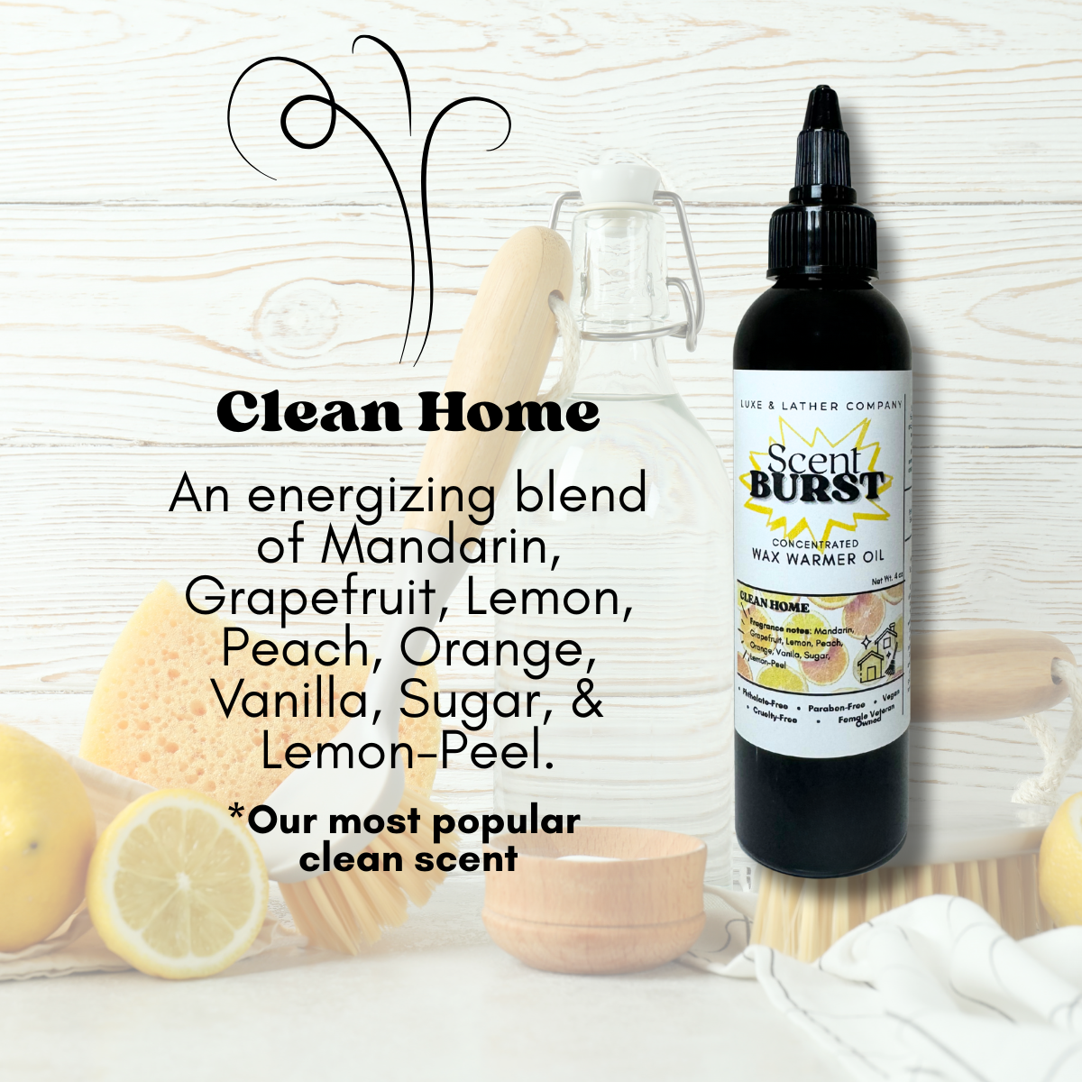 Scent Burst Wax Warmer Oils 4 oz Concentrated Formula