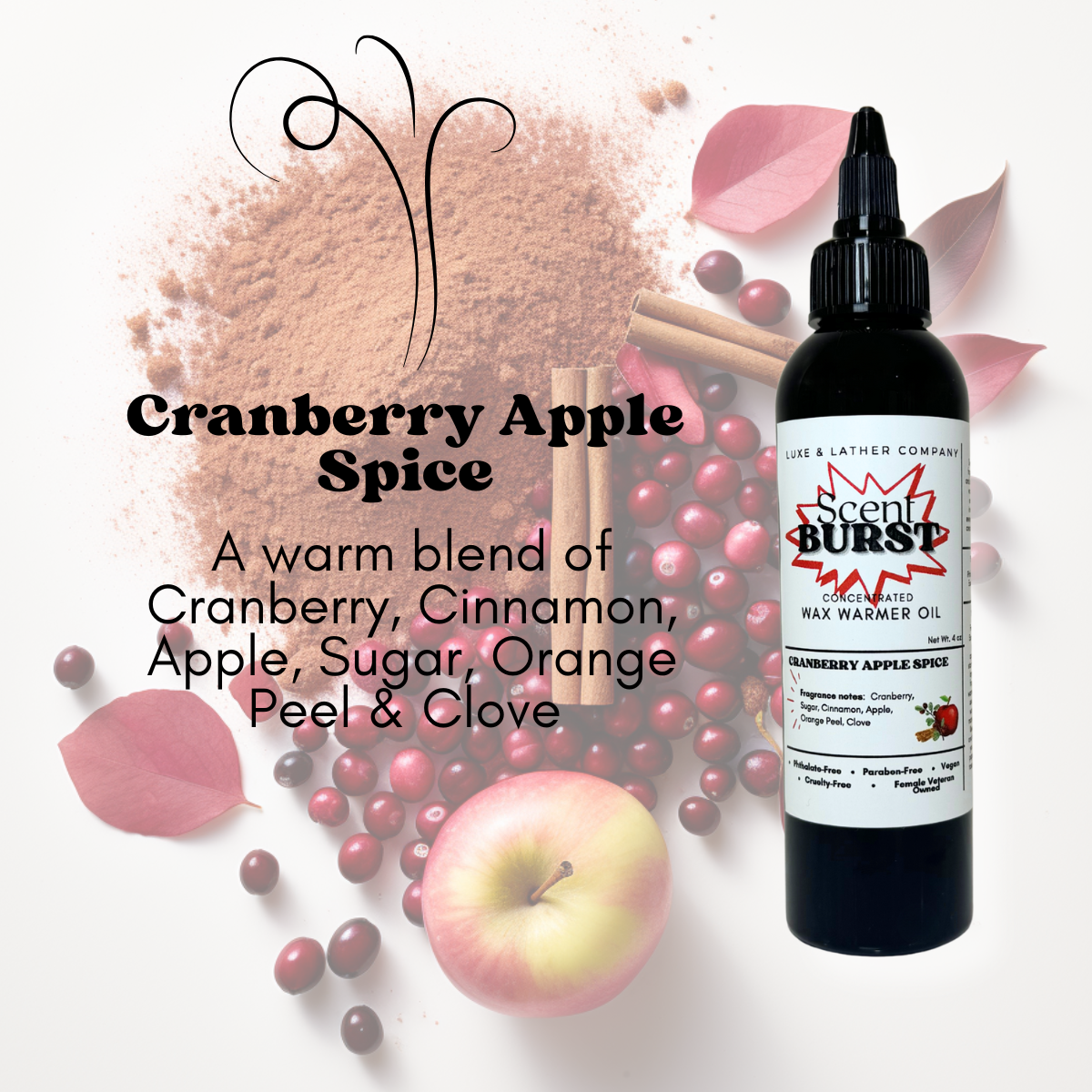 Scent Burst Wax Warmer Oils 4 oz Concentrated Formula