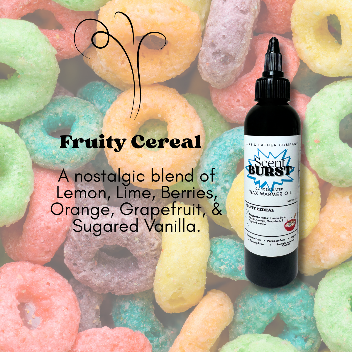 Scent Burst Wax Warmer Oils 4 oz Concentrated Formula