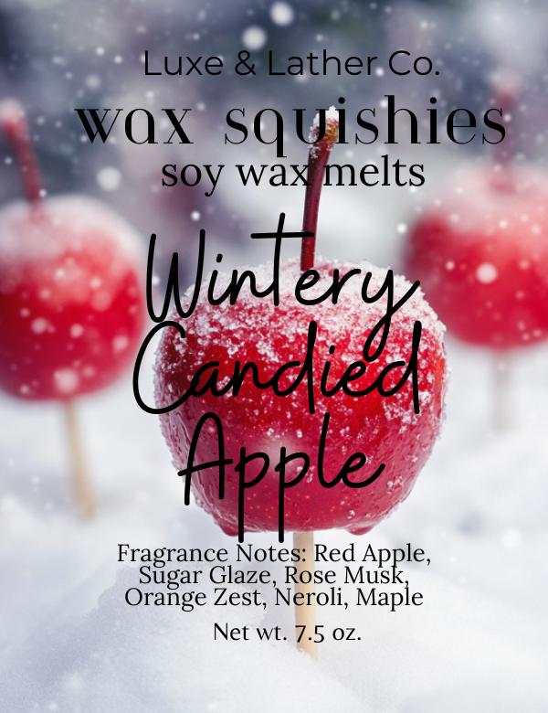 Holiday Wax Squishies, Squeeze Wax, Highly Fragrant Soy Wax Melts