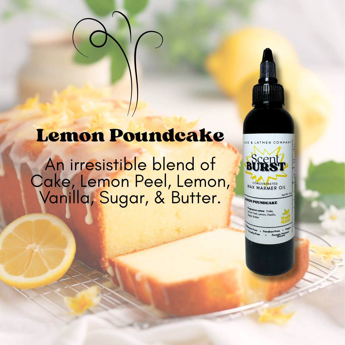 Scent Burst Wax Warmer Oils 4 oz Concentrated Formula