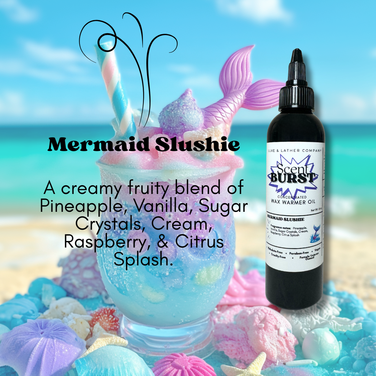 Scent Burst Wax Warmer Oils 4 oz Concentrated Formula