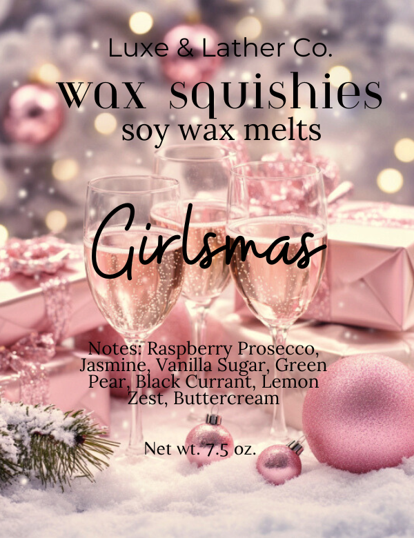 Holiday Wax Squishies, SAMPLER GIFT BOXES Squeeze Wax, Highly Fragrant Soy Wax Melts