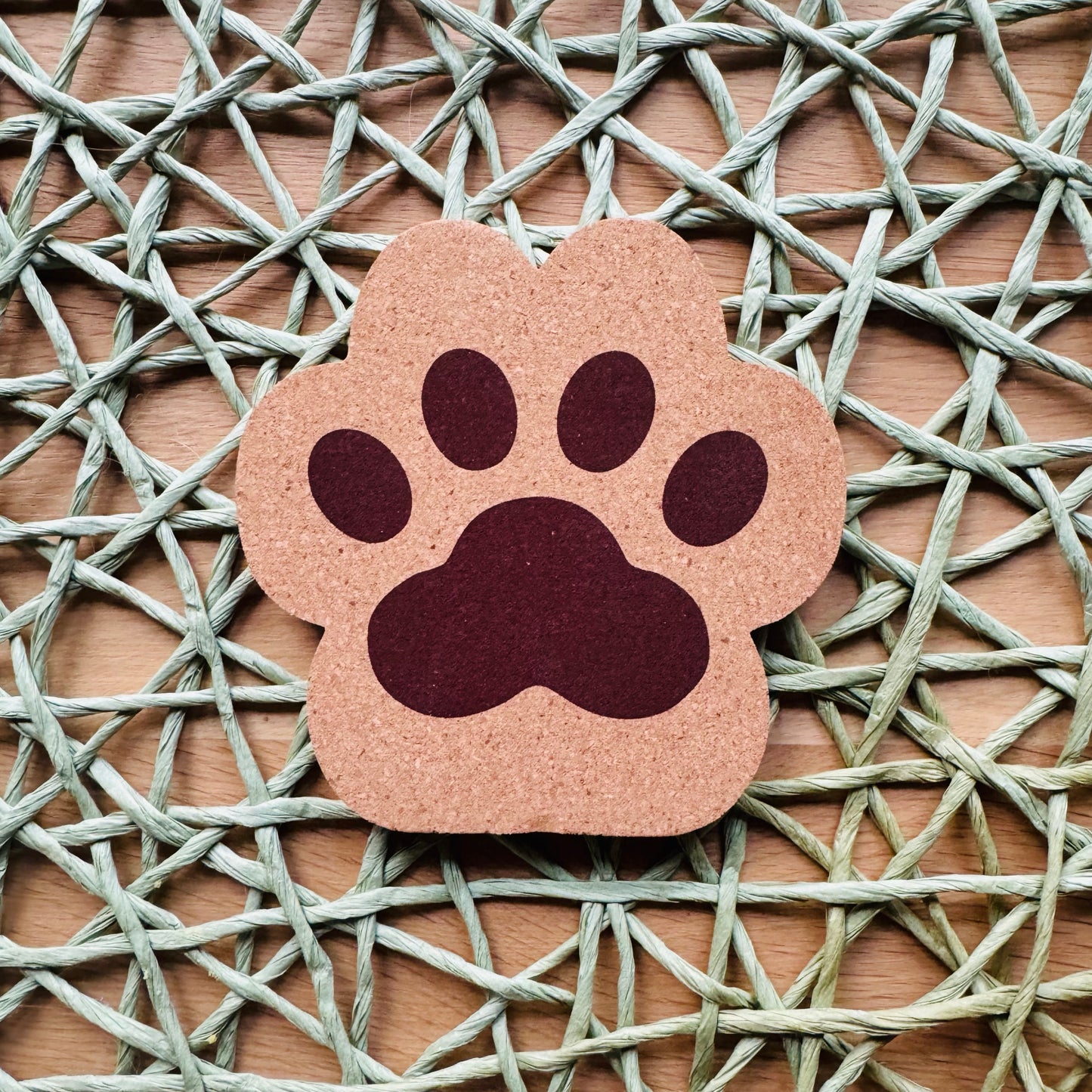 Cork Coasters, Heat Resistant, Washable Coasters, Design Variety