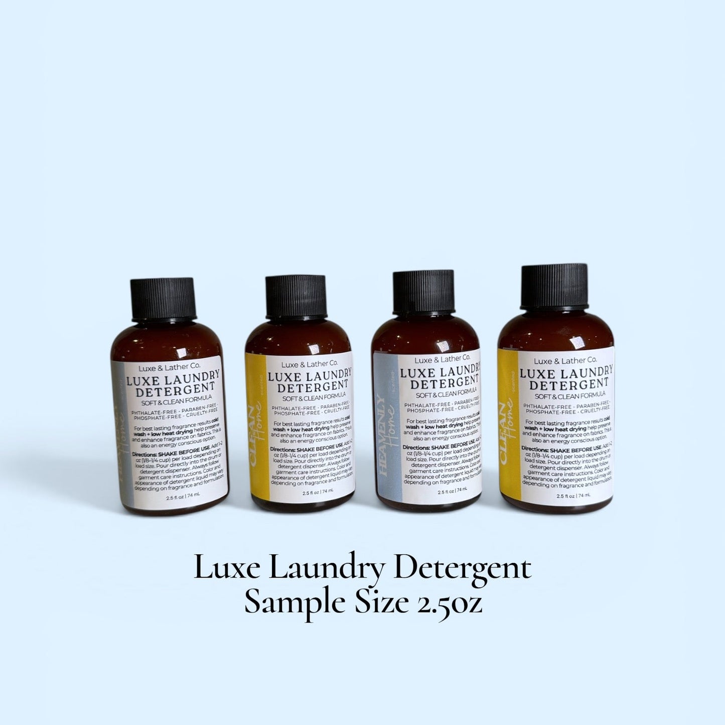 Luxe Laundry Detergent, SAMPLE SIZE 2.5 oz, Highly Fragrant Laundry Wash