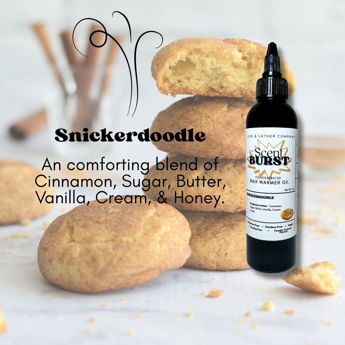 Scent Burst Wax Warmer Oils 4 oz Concentrated Formula