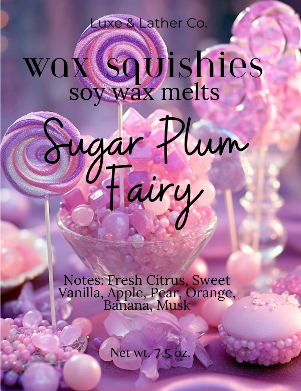 Holiday Wax Squishies, Squeeze Wax, Highly Fragrant Soy Wax Melts